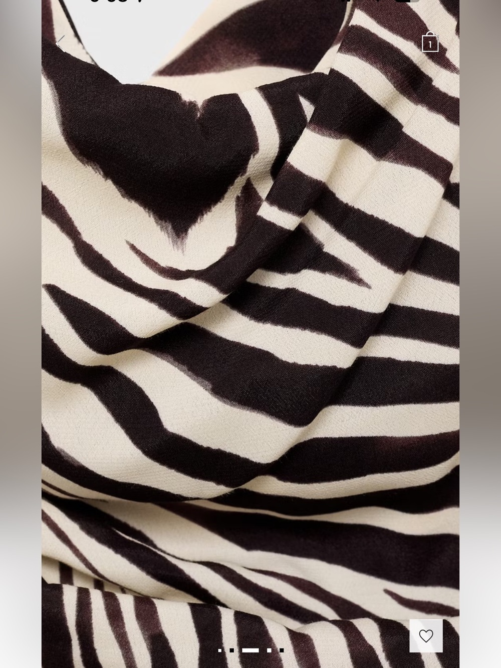 Mango Zebra-Print Top - Picture 8 of 10